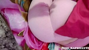 Stepsister's Anal Licking Attempt Under Blanket During Visit