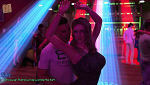 wife and mother-in-law play game with big ass