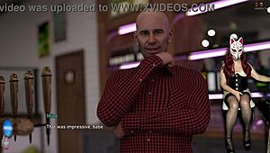 Steps of Debauchery 47 Features Intriguing Pole Dance in Brothel Outdoor Setting