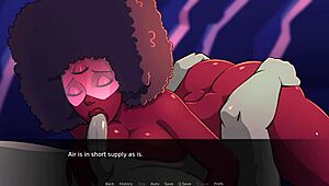 In gem blast part 1, garnet gives an amazing blowjob