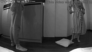 Wife boldly cheats with husband’s best friend in real homemade clip.