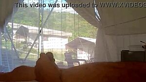 Preview of steamy action at a nudist camp with Agarabas and Olpr.