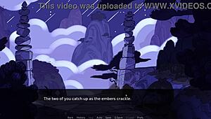 In gem blast part 1, garnet gives an amazing blowjob