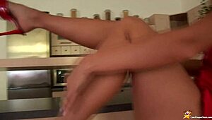 yo, check this incredible big-boobed blonde czech babe stripping down!