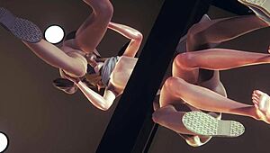 yaoi femboy zelda and link in wild 69 threesome action