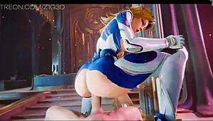 sue storm from anime gets drilled by everyone in wild scenes