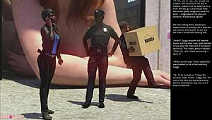 Big Apple Small Gesture Episode Explodes with 3D Cartoon Sex!