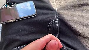 Step Sister Catches Brother Jerking Off, Gets Rough Face Fuck in Homemade Gay Clip. Petite Stepsister Shocked by His Intensity!