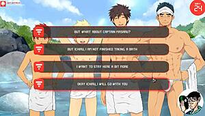 Ichiru leads me through forest and hot springs for steamy Bacchikoi adventure part 3