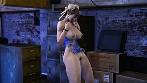 Intense Sex with Chun-Li in Wild 3D Porn Action