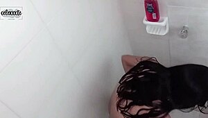 Celexxxte’s best shower fucks with hot Colombian lesbian pussy action on Feb 26, 2024.