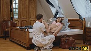 Cuck4k Dr. Cucker-Man Oversees Cheating Wife's Big Natural Tits Encounter