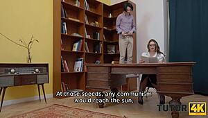 Tutor4k offers a private lesson with a Russian mature beauty in intimate setting