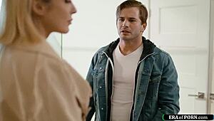 Petite milf squirts hard while getting fucked rough by big cock