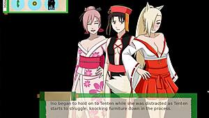 i watch the big busty ninja trio get handjob and fucking in jikage rising arc 2 episode 7