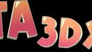 Futa3dx - blonde and brunette pounded hard by futa redhead's huge cock in comic.