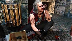 Complete Gameplay of Betrayed Part 1 Unfolds Outdoors. Anime Monster Action in a Bikini Setting.