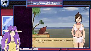 avatar last airbender four elements trainer part 35 😊