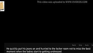 wife and stepmother play in anime game with hentai action, mother-in-law joins the fun.