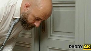 hey, check out this new girl with her wet twat on the sofa, getting licked by uncle