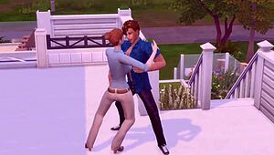 Uncover the tigress's pussy in Sims 4 hentai adventure