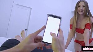 Audrey Hempburne Shakes Wildly from Intense Orgasms in Tight Action