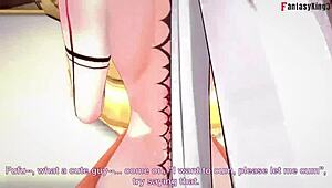 Arlecchino naked gets banged in ahegao pov fantasy scene