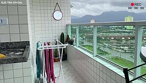 I’m Obsessed with This Brazilian Maid’s Tiny Shorts and Huge Butt