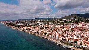 private com - blonde marica chanelle tempts her bbc friend into hardcore action