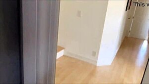 Stepdad Shares Daughter In Threesome Blowjob