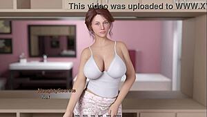 Dude Sucks Nipples Up Close in Sensual Boob Licking - Heart Problems 3D Hentai