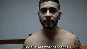 me and my latino buddy getting it on in the showers