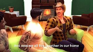 Morning Threesome Sex