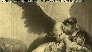 vintage erotic illustration with steamy retro vibes!