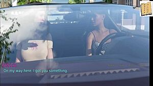 hey, wanna play? erotic game with a wife and stepmother!