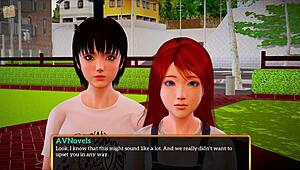 Walkthrough of the new family 307 cartoon game with big and small breasted characters