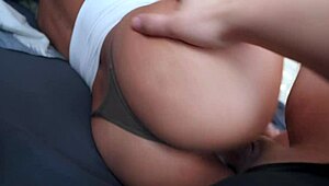 doble corrida in my neighbor’s ass, she teases in thong n i bang her