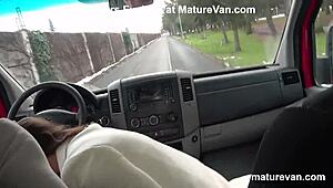 this old granny locked me in handcuffs inside a creepy van for kicks.