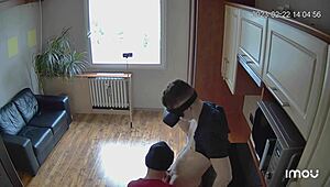 Scoout007 slams Bican hard on the kitchen counter in raw gay action