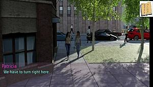 hey, wanna play? erotic game with a wife and stepmother!