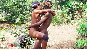 yo, Adam and Eve having their first juicy sex in the Garden of Eden!