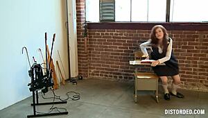 Student with Bad Behavior Gets Whipped and Spanked in a Twisted Fetish Game.