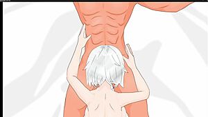 Silver bullet part 1 featuring anime game fingering and masturbation