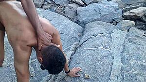 Orgia na praia gets wild with dotados unloading on ass! 🍆
