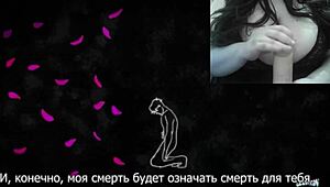 Demon girl femdom dominates with big natural tits in hentai