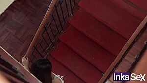 Milf's OBSESSIVE MEMORY MAKES HER FUCK YOUNG MAN WITH BIG COCK ALONGSIDE HUSBAND