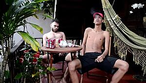 Young Twinks Engage In A Hot Fuckfest With Blowjobs And Anal 😏