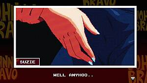 johnny bravo's bravado in the below scene