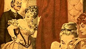 old-school erotic drawings bring vintage fantasies to life in anime style.