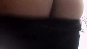 I’m obsessed with this hard booty shaking in the bathroom scene